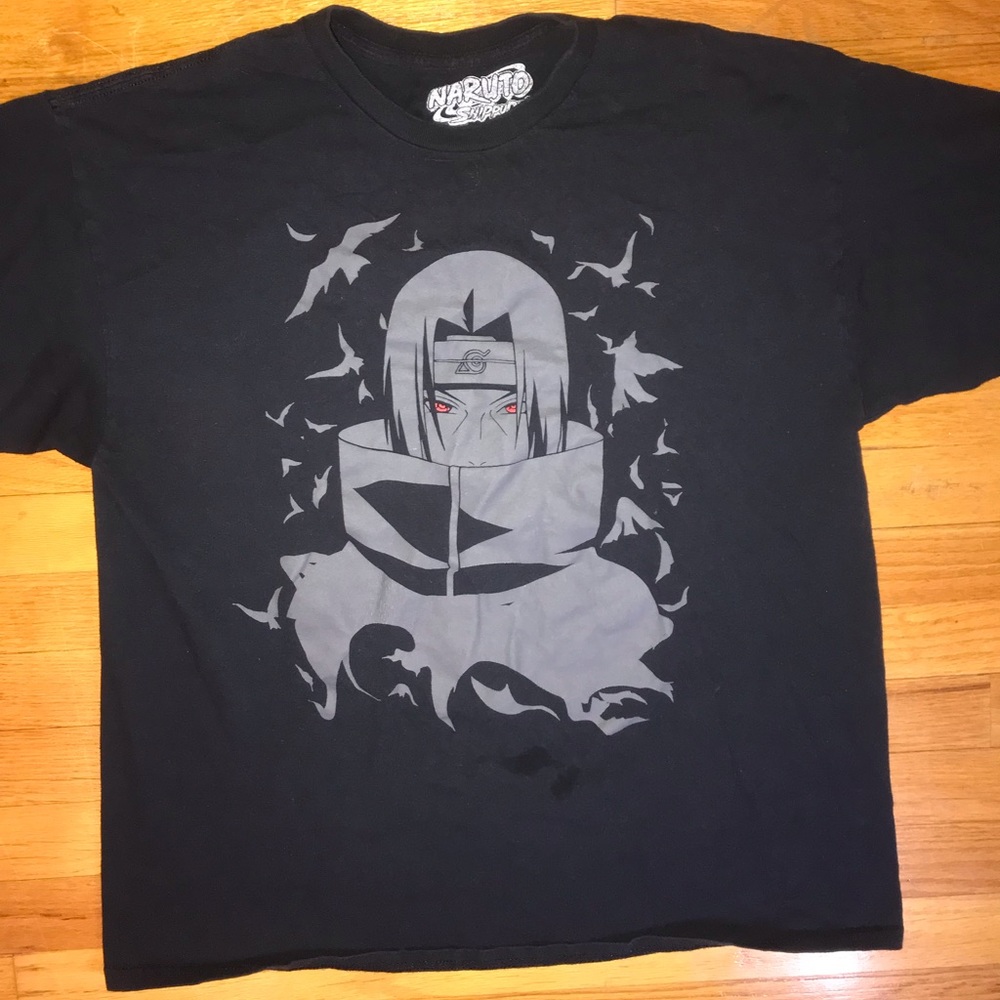 Naruto Itachi Uchiha graphic tee